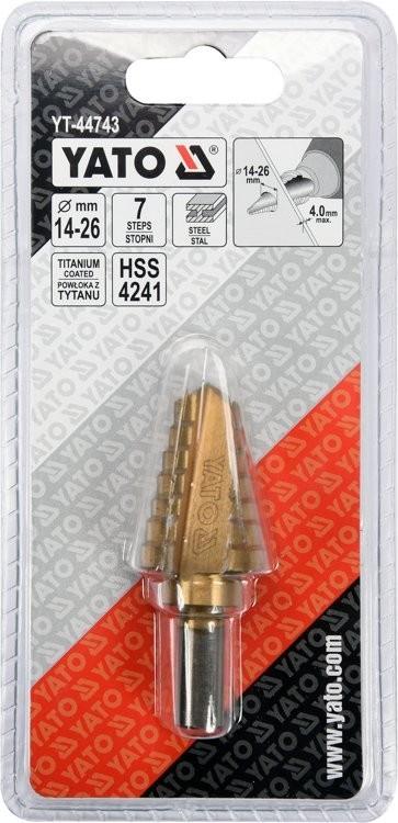 YATO STEP DRILL 14-26MM YT-44743