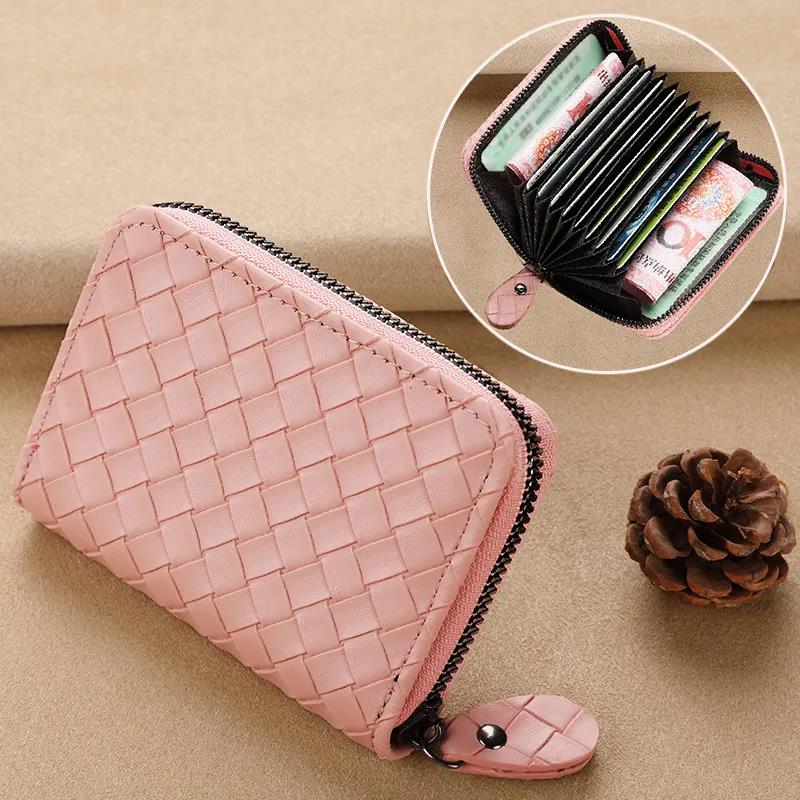 Мужской кошелек с застежкой-молнией, карман для монет, маленький тонкий женский кошелек с держателем кредитной карты, кошельки для женщин