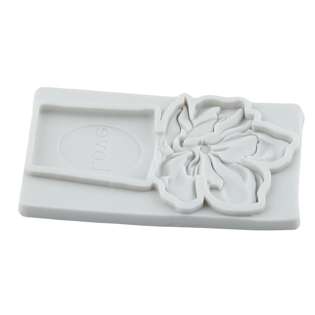 Силиконовые формы для флаконов духов, форма для мастики в виде цветка, инструменты для украшения торта, топпер для кексов, для изготовления шоколадных конфет, мастики, полимерной глины