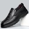 Мужская обувь весна мелкий вырез первый слой коровьей кожи повседневная обувь мужская закрывающая ногу мягкая кожа мягкая подошва лоферы мужские туфли на одном педале