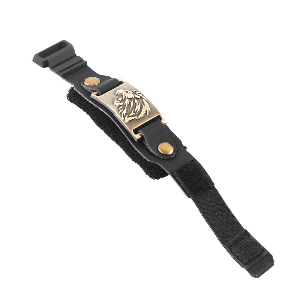 Guitar String Strap PU Leather Bass Dampener Metal Rings Anti-howling Noise Reduction for 6Celsius7 String Electric Acoustic Classical Guitar and