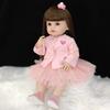 55 см кукла bebe reborn toddler мягкие силиконовые куклы reborn baby с мягким телом реалистичные рождественские сюрпризы для девочек подарки кукла