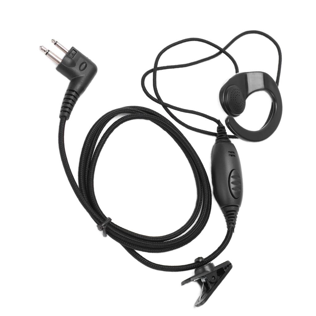 Walkie Talkie Headset Earphone Black Acoustic System for Hotel Warehouse for Motorola Spirit Series SV10 SV11