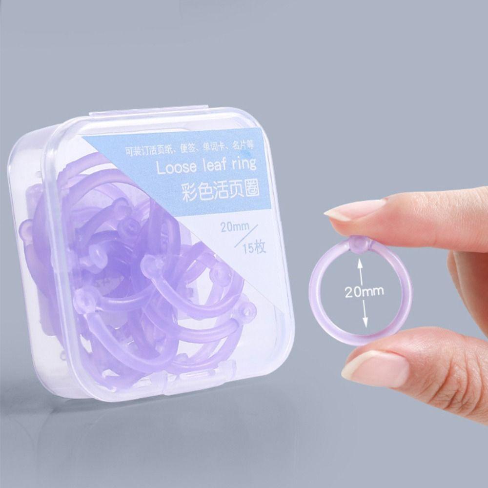 DIY Loose Leaf Paper Buckle Multi-Function Loose-leaf Book Hoops  School Office