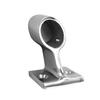 2Pcs Marine Boat 1" 25mm 60 Degree Front Base Stanchion Hand Rail Fitting Silver 316 Stainless Steel New