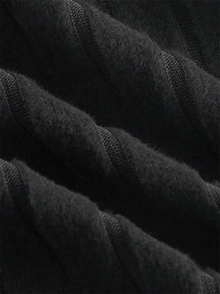 Укороченный топ с длинным рукавом Phumee с воротником-стойкой и рукавами-клеш, рубчатой вязки A1814