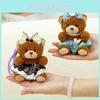 Teddy Cute Bear Doll Little Di Plush Toy  Keychain Backpack Pendant Gift Decoration