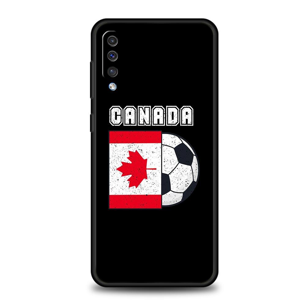 Кленовый лист Канадский флаг любовь Футбол Чехол для телефона для Samsung A12 A32 A50 A70 A20E A20S A10 A10S A22 A30 A40 A42 A52 5G A02S A04s Чехол