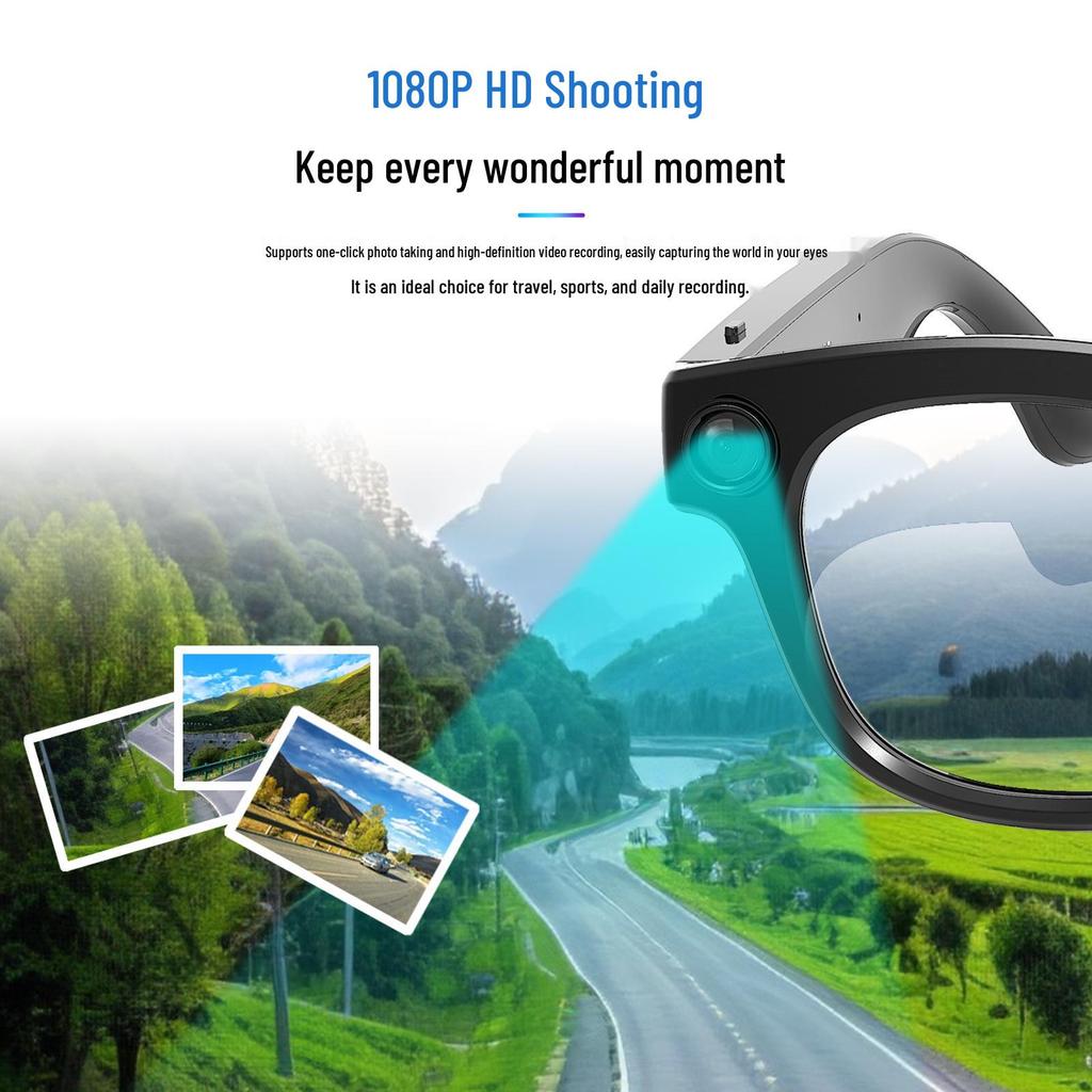 AI Smart Glasses: HD Photos, Object Recognition, Translation, Calls, Music, Bluetooth Video Now Available