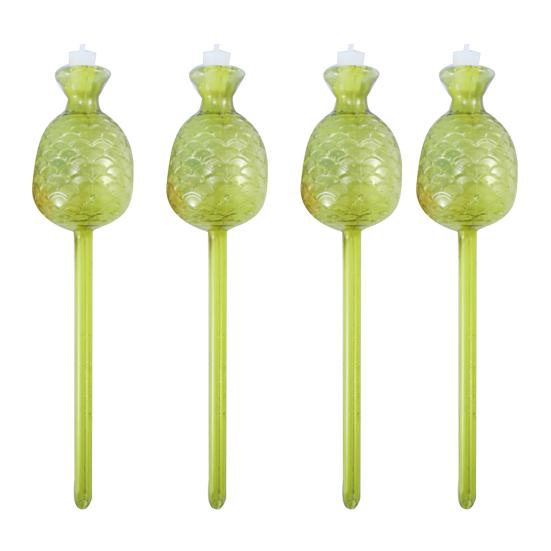 Юшенг Самополивающийся шар Дизайн ананаса Автоматические поливочные шары для растений Вставка для кашпо Устройство для полива с медленным высвобождением для комнатных горшечных растений Когда