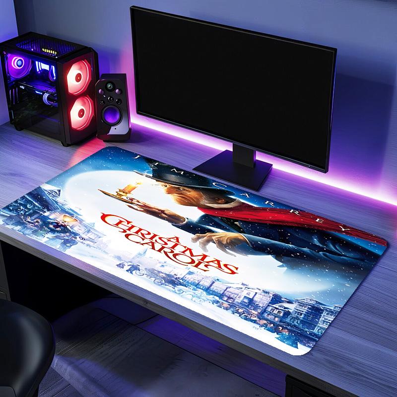 A Christmas Carol Mouse Pad - Non-Slip Rubber Base, Smooth Surface for Work,Gaming,Office,And Home Use, Desk Mouse Pad
