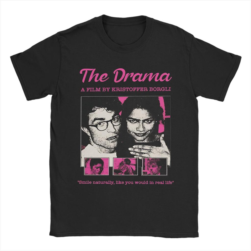 The Drama 2026 Zendaya Robert Pattinson T Shirt For Unisex Unisex 100 Cotton Hipster TShirts Crew Neck Tees Short Sleeve Tops
