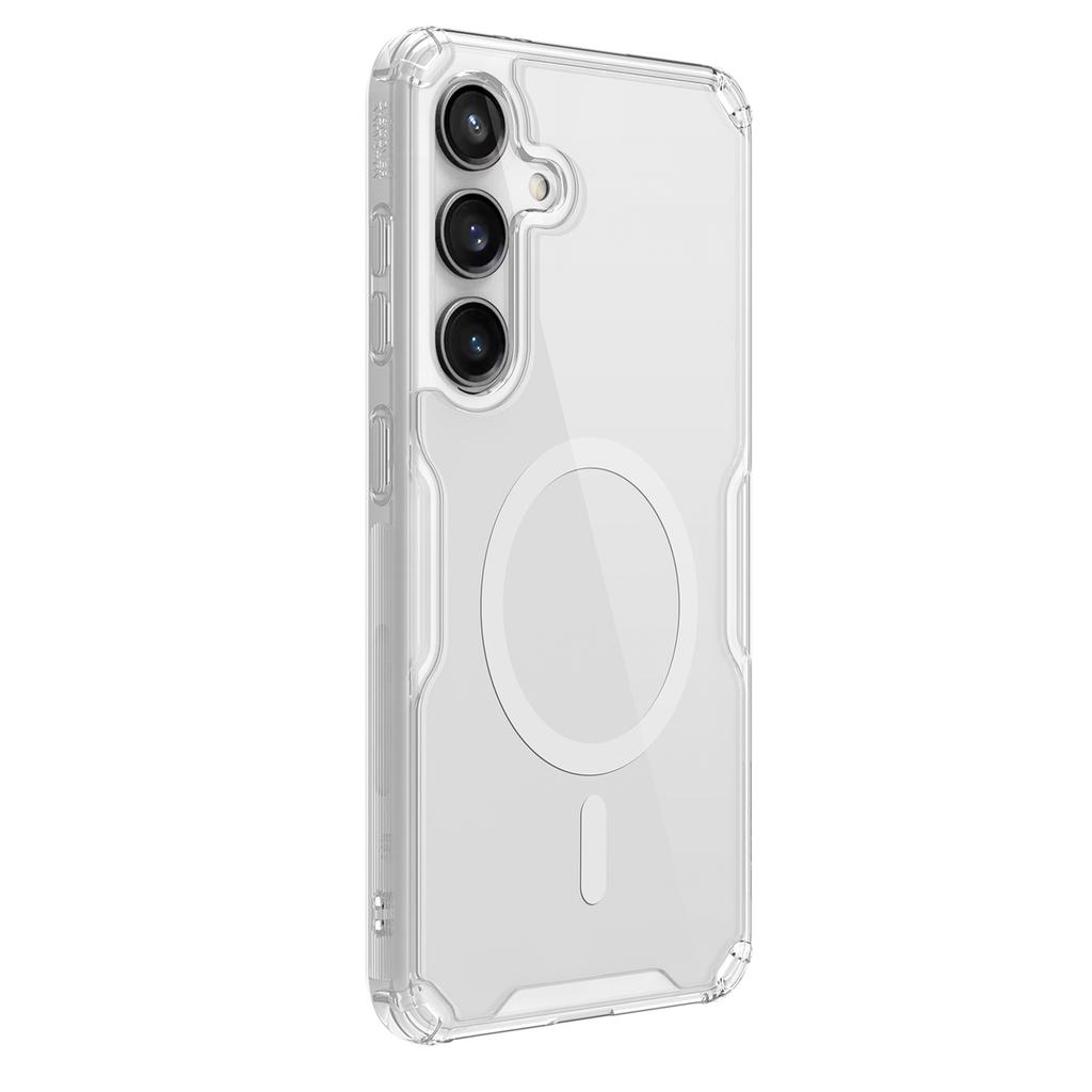 Nillkin Nature Pro Shockproof Case with Magnetic Ring for Samsung Galaxy S24+ - White