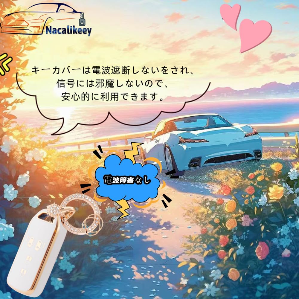 [Nacalikeey]Чехол для ключей NBOX Чехол для ключей Кастомный N-VANJF1JF2JF3JF4 Снежный брелок Совместимый Honda NBOX Чехол для ключей N-BOXN-ONEN-WGNN-Wagon Умный Милый Ключ C