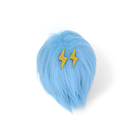 2024 ATEEZ THUNDER POP-UP Mini Doll Keyring Long Hair ver.