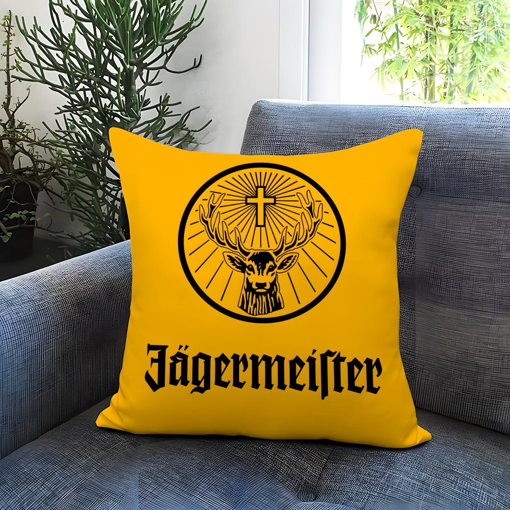 Чехол на подушку J-Jagermeister Удобный двусторонний чехол Идеально подходит для автомобиля, дивана, спальни и многого другого