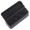 Car Black Coin Case Loose Change Storage Box Small Money Wallet Holder Organizer