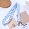 Strap Keychain Name Tag Holder Badge Holder Heart Lanyard ID Card Pass Hang Rope Love Neck Strap