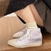 Fashion Women's Pointed Toe Canvas Sneakers Flats Designer Autumn Casual Sneakers 2024 Trendy New Running Shoes for Women