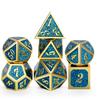 DND Dice Set, Dungeons and Dragons Dice with D20 Metal Dice Set for D and D Dice or RPG Role Playing MTG Tabletop Board Games, Shadowrun Pathfinder