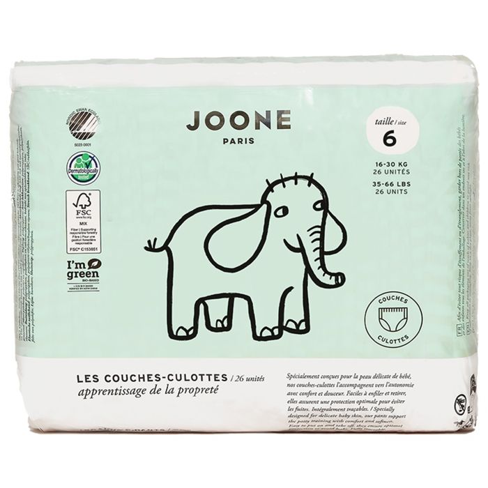 Joone Couches-Culottes Taille 6 (16-30 kg) 26 Unités - Couleur : Malo Bleu