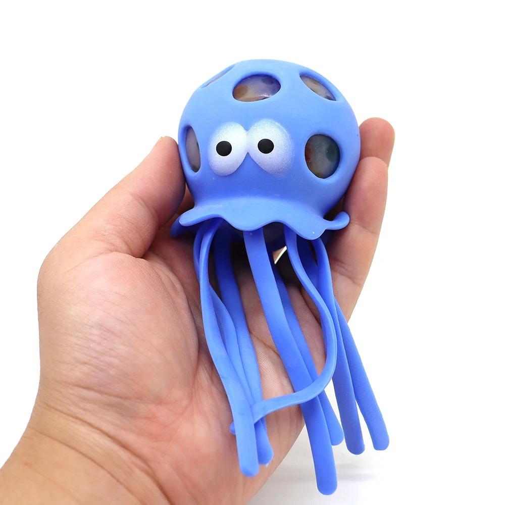 Octopus Stress Ball Squishy Toys for Adults Kids, Sensory Fidget Toys for Anxiety Relief, Cute Squeeze Party Favors Gifts