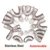 Dental Lab Equipment L/M/S Size Upper Lower Stainless Steel Impression Trays Denture Instrument Teeth Tray Dental Lab Tool
