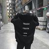 Толстовка с капюшоном и надписью на молнии для женщин
