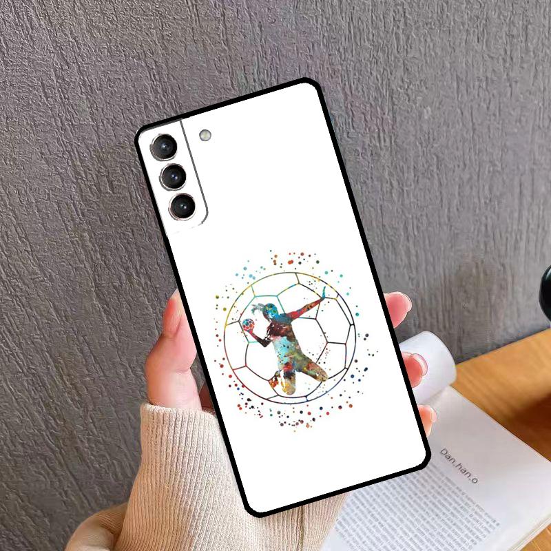 Чехол для телефона Гандбол Гандболист для Samsung Galaxy S24 S26 Ultra S20 S21 S22 S23 S25 Plus S10 S24 S25 FE
