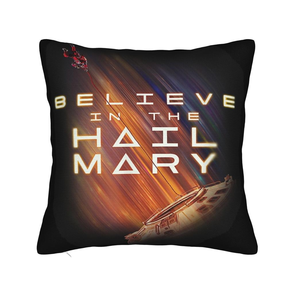 Decorative Pillow Cover Project Hail Mary Movie Stuff Sofa Throw Pillow Case Cover Zippered Multi-Size