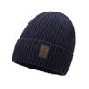 Wool hat Winter men's hat Fleece outdoor cold and warm cold hat Square standard thickened autumn and winter knitted hat