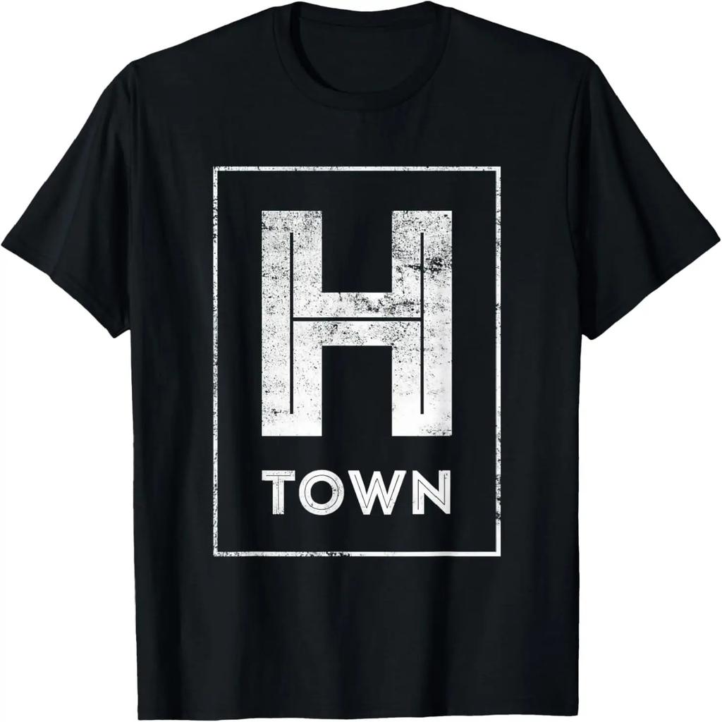 Город Хьюстон в Техасе Штат Одинокой Звезды для футболки H-Town
