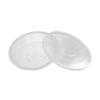 WEISHENG 2500ml Disposable Round Food Container with Flat Lid