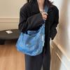 2024 Women's Large Capacity Denim Tote - Casual Shoulder Crossbody Bag for Everyday Use