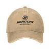 Mercury Racing Denim Fabric Cap Casual Baseball Caps Adjustable Hat Summer Unisex Baseball Hats