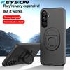 KEYSION Противоударный чехол для Samsung A54 5G A34 A24 A14, матовый жесткий пластиковый чехол-подставка с кольцом для телефона Galaxy A14 LTE A24 A34 A54