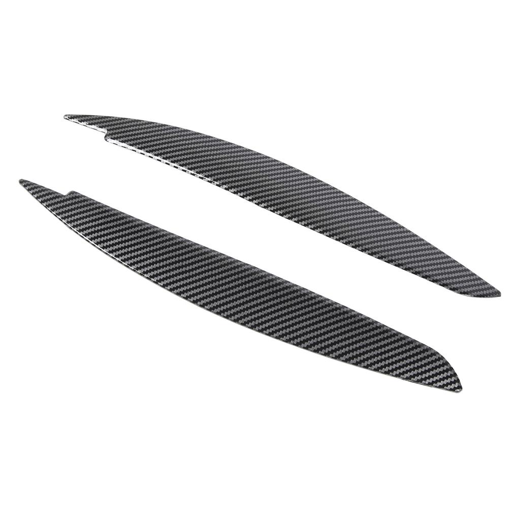 2 Pcs Headlight Eyebrow Front Left Right Light Eyelid Trim Cover for 1 Series E81 E82 E87 E88 2006 to 2013