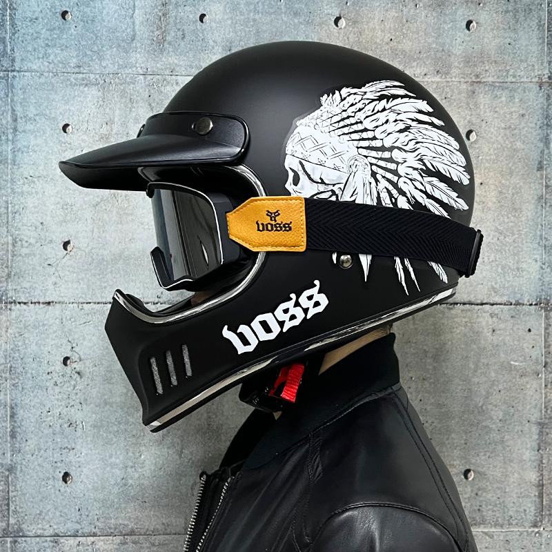 Винтажный полнолицевой шлем Cafe Racer для мотоцикла, ретро-шлем Casco de Moto, одобренный DOT, шлем Capacete Jet для мотоцикла