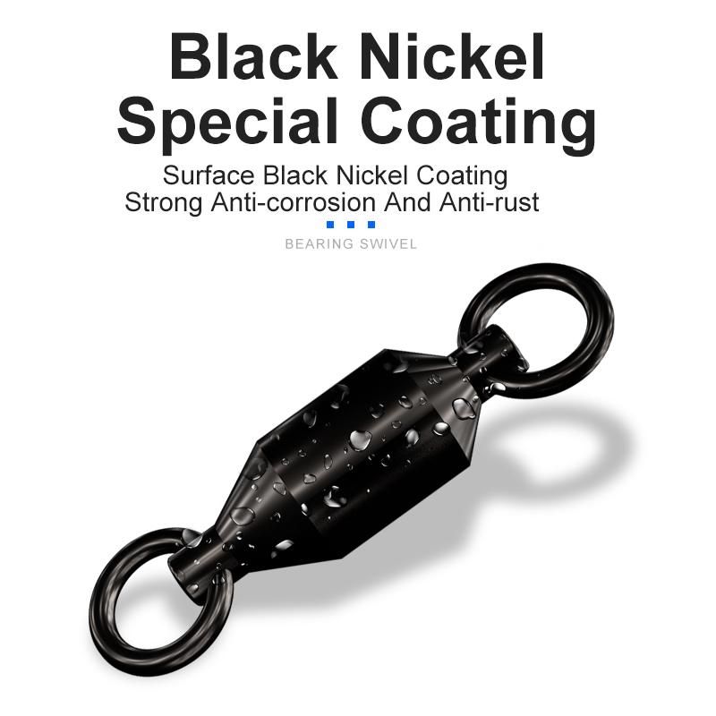 Kingdom Подшипник Поворотный рыболовный соединитель Высокопрочный катящийся рыболовный снасть из нержавеющей стали Шарик Аксессуары для рыбалки