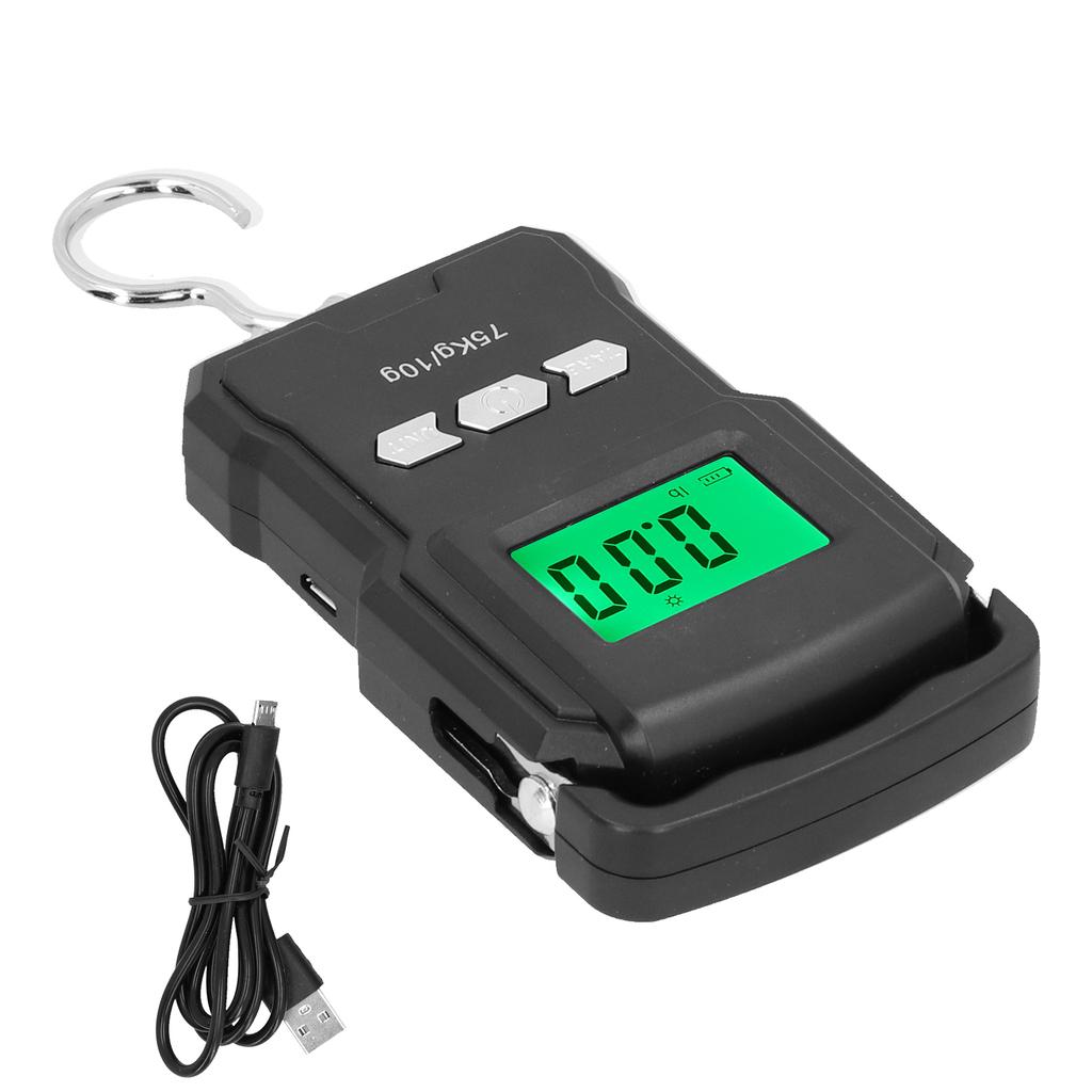 75 кг Перезаряжаемые от USB Портативные весы Многофункциональные Экспресс-весы для дома и кухни