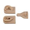 Silicone Piercing Practice Model Simulation Soft Flexible Nose Ears Model for Display Teaching Dark Skin Color
