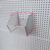Eco-Friendly Odorless Metal Pegboard with No-Drill Hanging Baskets
