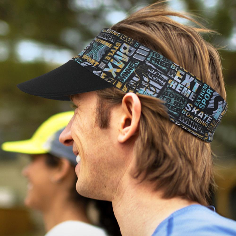 2023 спортивная бейсболка с пустым верхом, складная бейсболка с принтом для бега на открытом воздухе, быстросохнущая дышащая солнцезащитная кепка