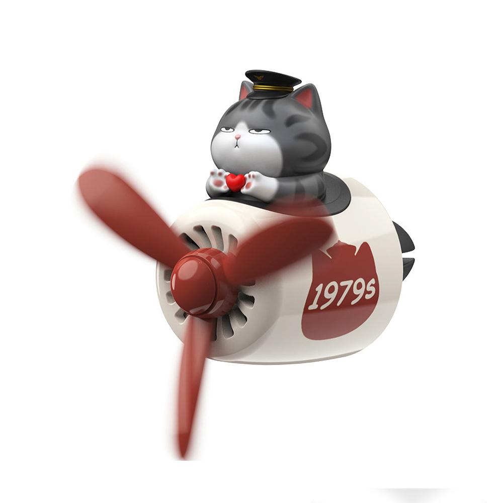 Автомобильный освежитель воздуха Bear Pilot, автоаксессуары, интерьерный диффузор для духов, вращающийся пропеллер, ароматизатор, магнитный дизайн