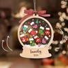 Family Christmas Ornament Wooden Decoration For Personalized Home Décor And Holiday