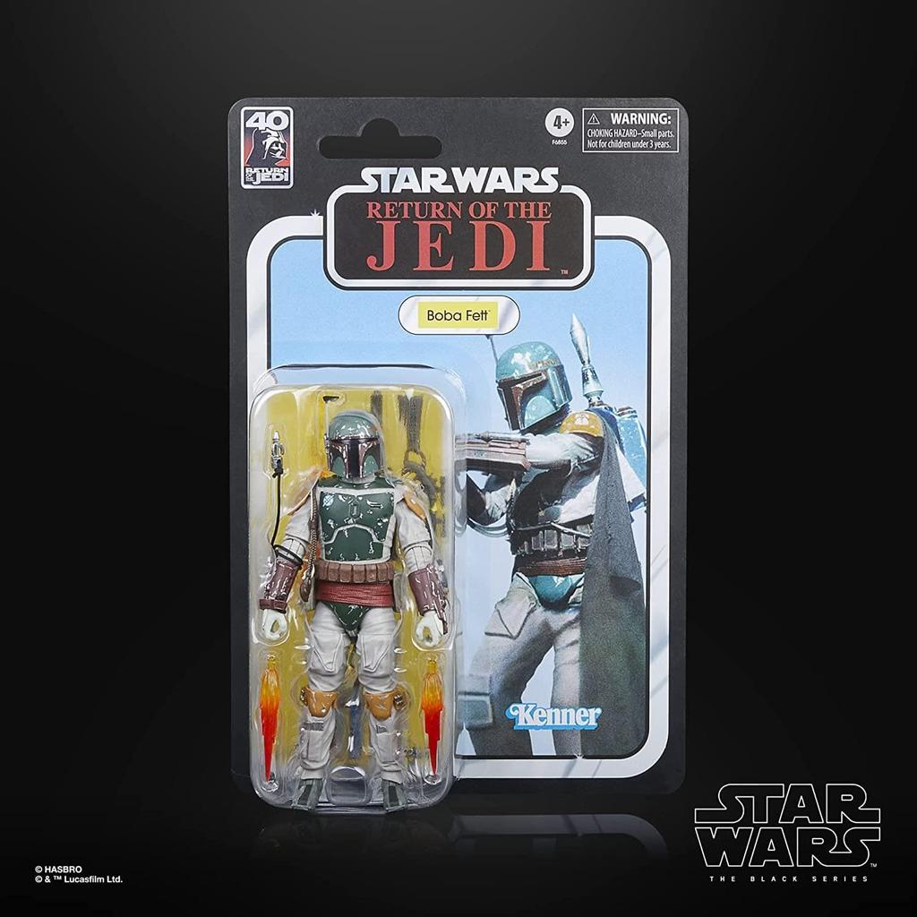 Hasbro Star Wars STAR WARS Black Series Boba 40th Anniversary Star Wars Episode of the Jedi 6 Inch Size Action Ages F6855 Genuine Product Fett,
