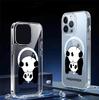Игривый Панда Магнитный Прозрачный Чехол для Телефона для iPhone 14/15/16/17 Pro Max