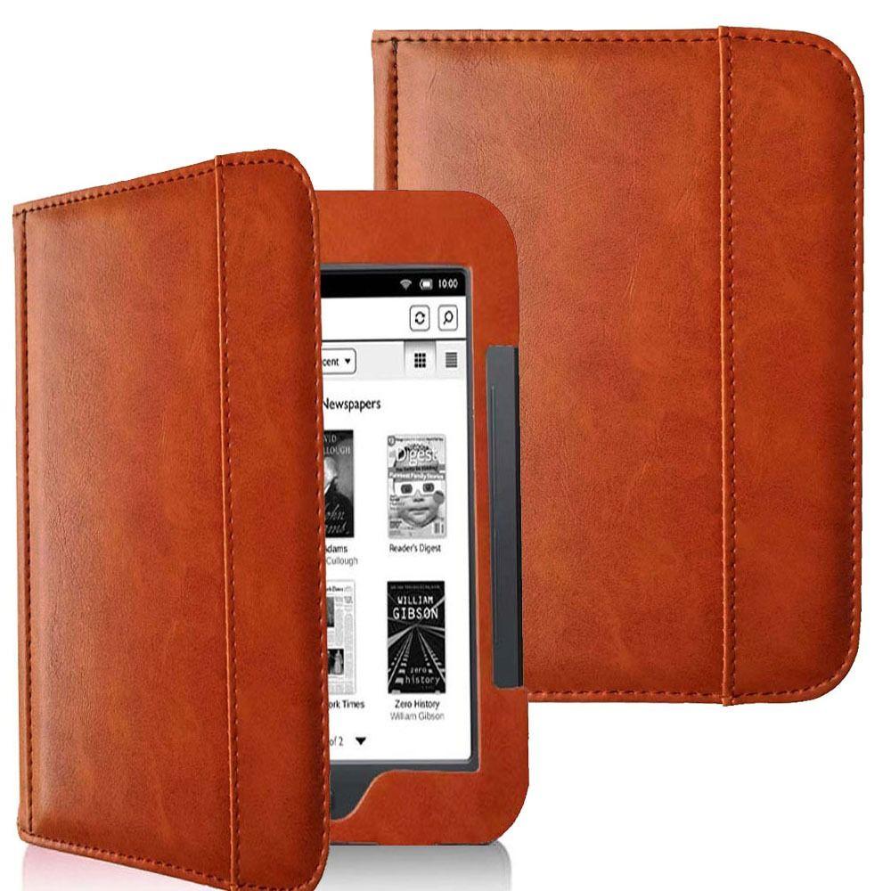 Magnetic E-Reader Case Anti-fall Back Cover for Barnes Noble Nook 1/2/3 (BNRV 300/350/500)