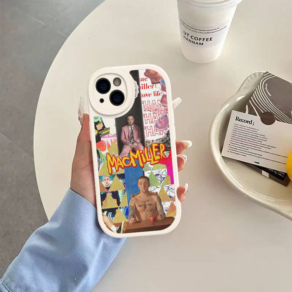 Крутой чехол для телефона M-mac Miller для iPhone 16 15 14 11 12 13 Pro Max Plus Задняя кожаная крышка