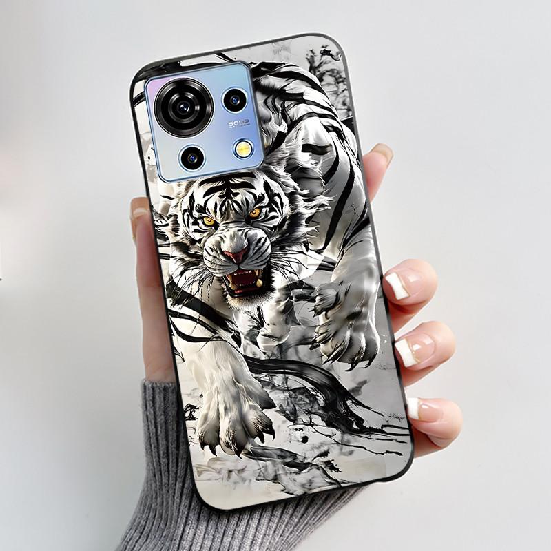 Для ZTE Blade V50 Vita Чехол Роскошный Милый Кролик с Сердечками Смешной Черный Мягкий Силиконовый Чехол для Телефона Для ZTE BladeV50 Vita V50Vita Обложка